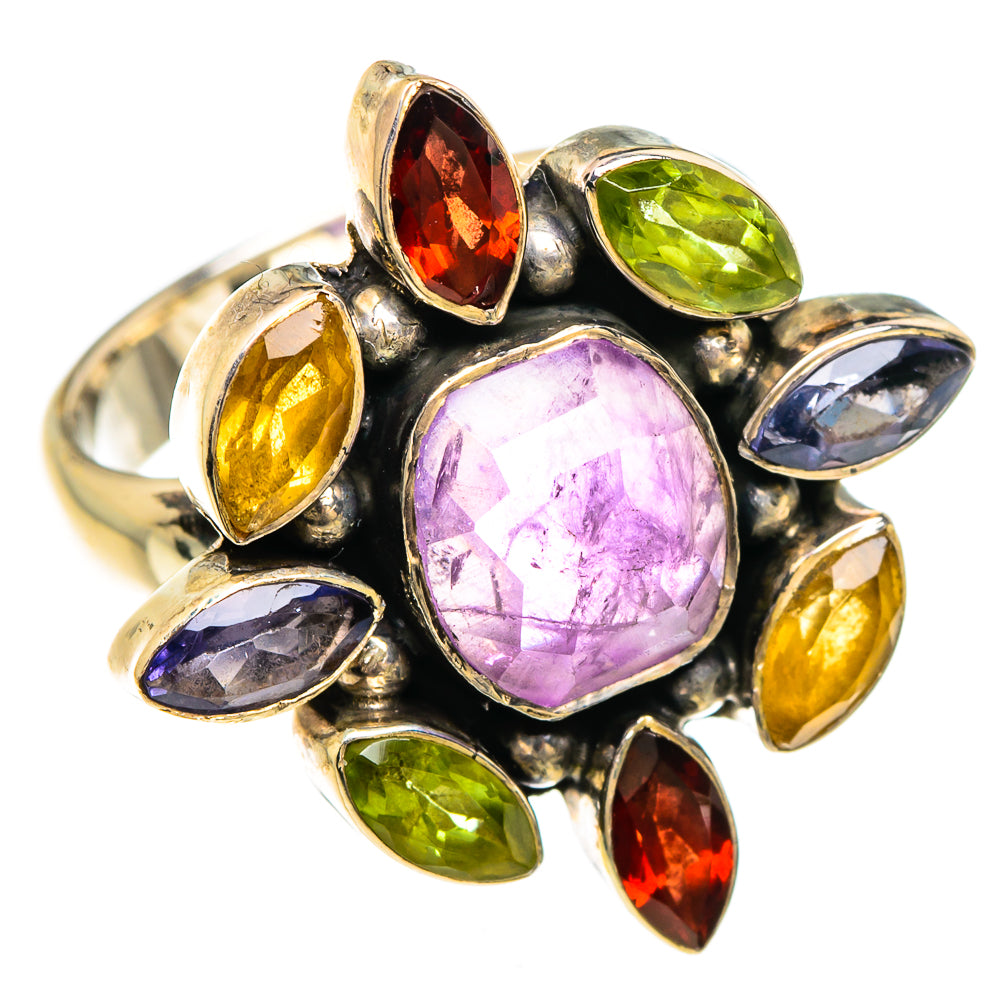 Amethyst, Garnet, Peridot, Citrine Rings handcrafted by Ana Silver Co - RING84964