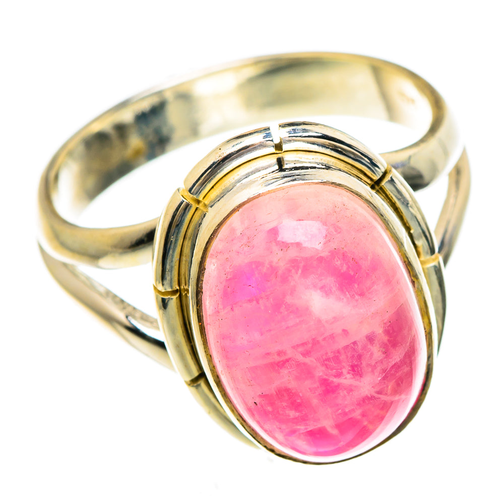 Pink Moonstone Rings handcrafted by Ana Silver Co - RING84995