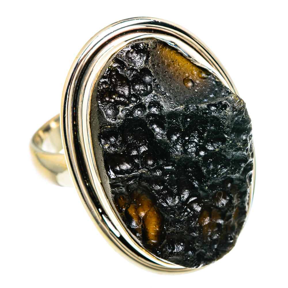 Tektite Rings handcrafted by Ana Silver Co - RING85003