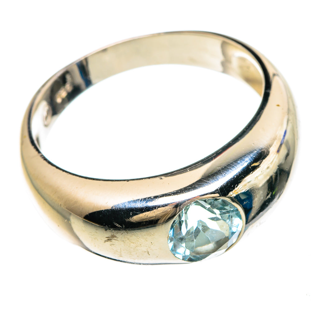 Blue Topaz Rings handcrafted by Ana Silver Co - RING85014 - Photo 2