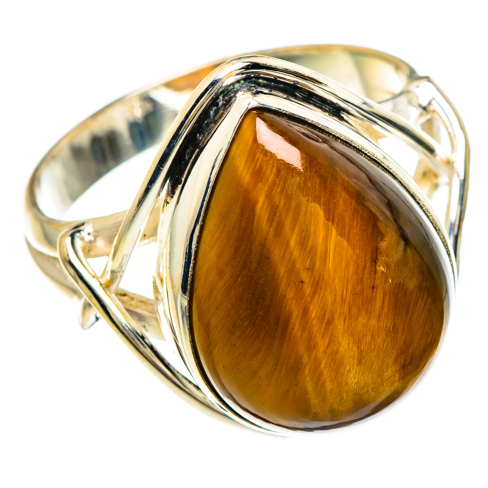 Tiger Eye Rings handcrafted by Ana Silver Co - RING85032