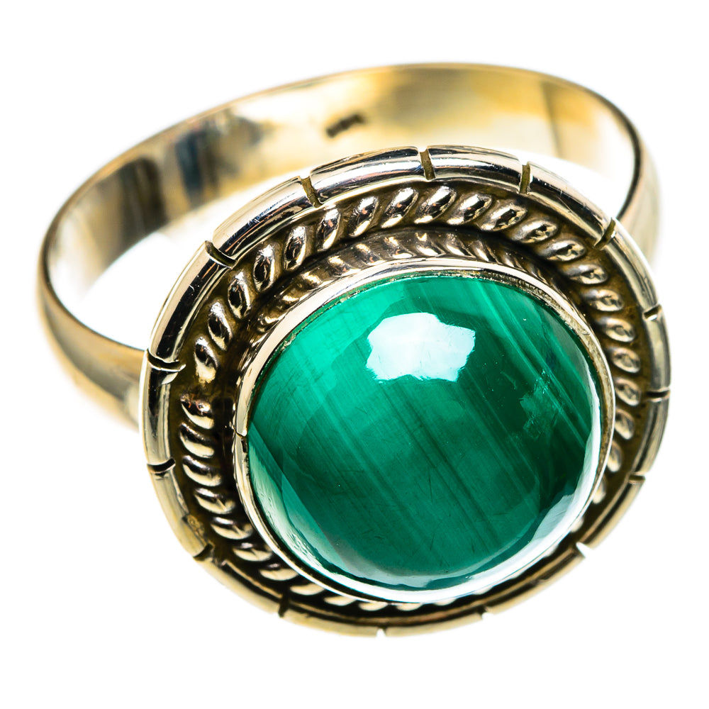 Malachite Rings handcrafted by Ana Silver Co - RING85100