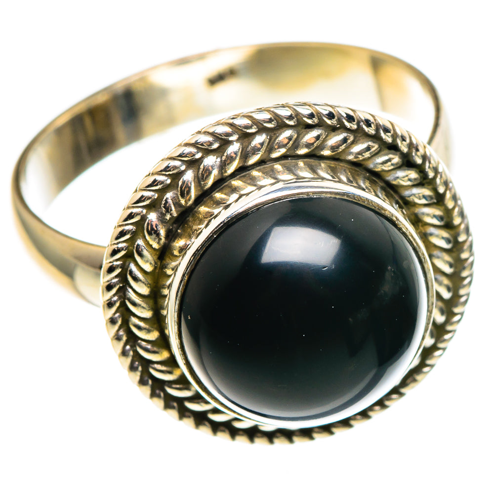 Black Onyx Rings handcrafted by Ana Silver Co - RING85124