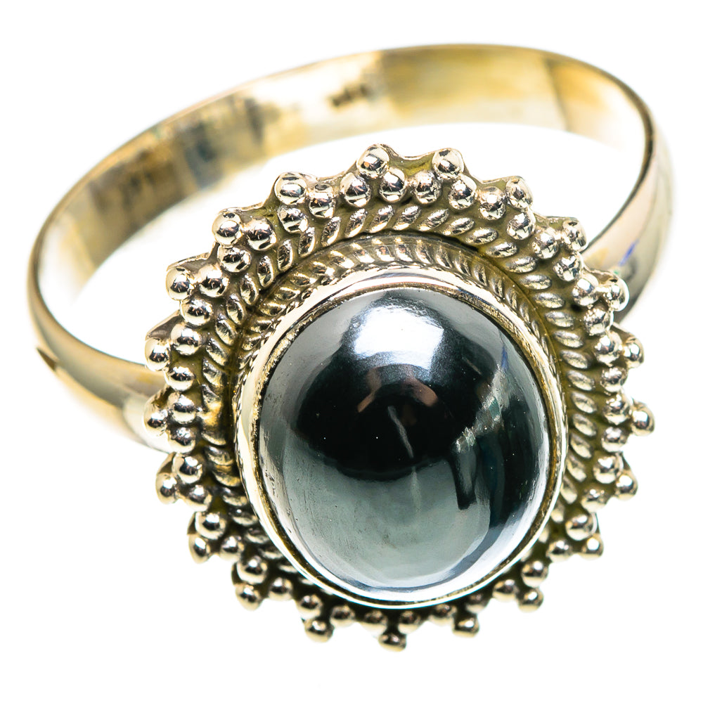 Hematite Rings handcrafted by Ana Silver Co - RING85136