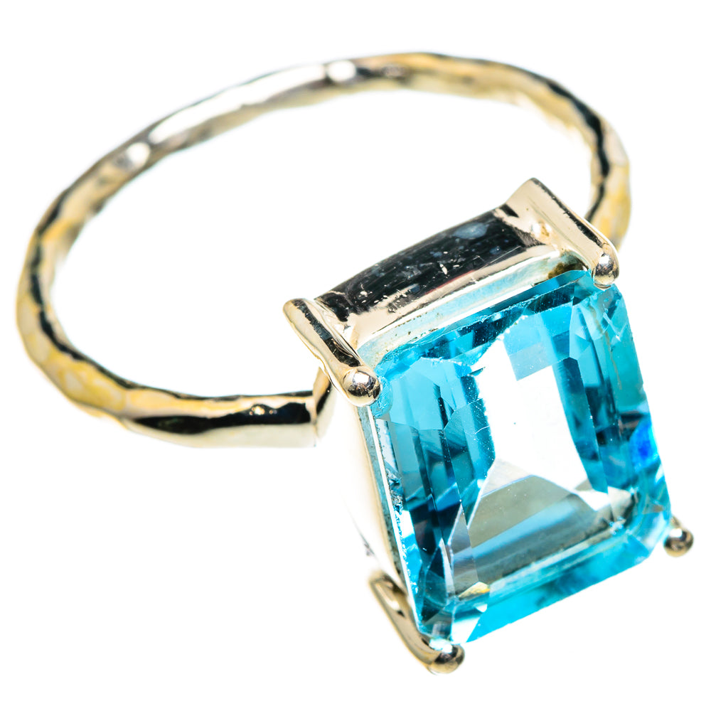 Blue Topaz Rings handcrafted by Ana Silver Co - RING85144