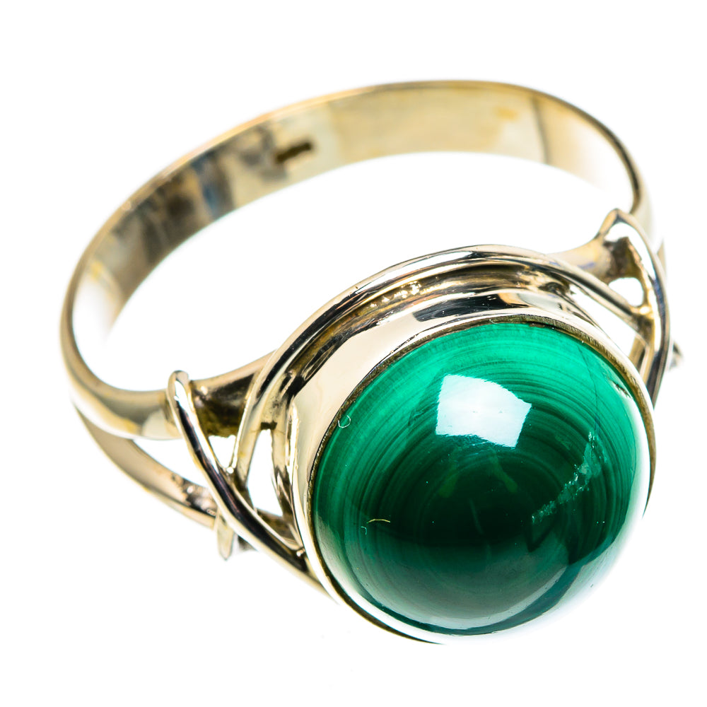 Malachite Rings handcrafted by Ana Silver Co - RING85147