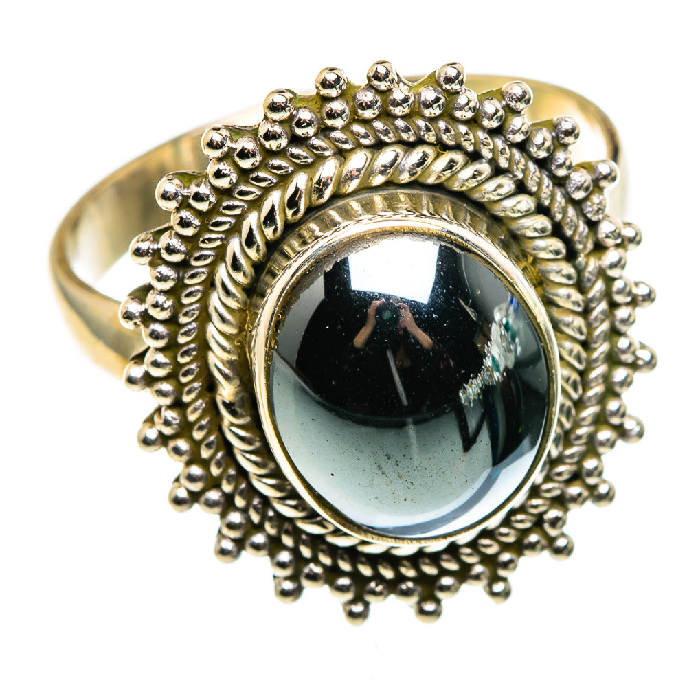 Hematite Rings handcrafted by Ana Silver Co - RING85183