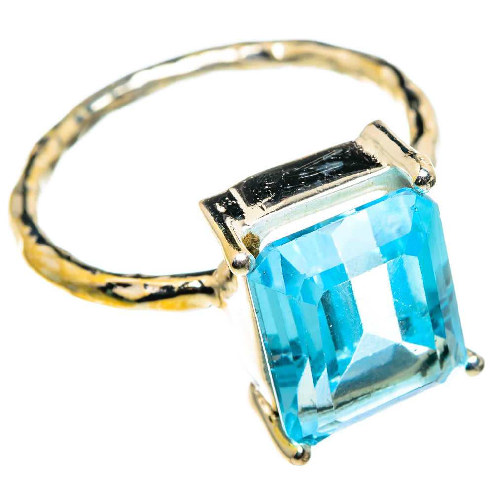 Blue Topaz Rings handcrafted by Ana Silver Co - RING85190