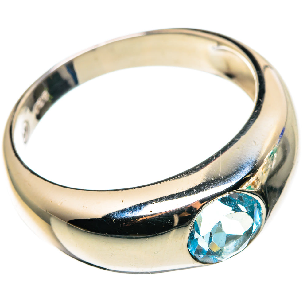 Blue Topaz Rings handcrafted by Ana Silver Co - RING85280