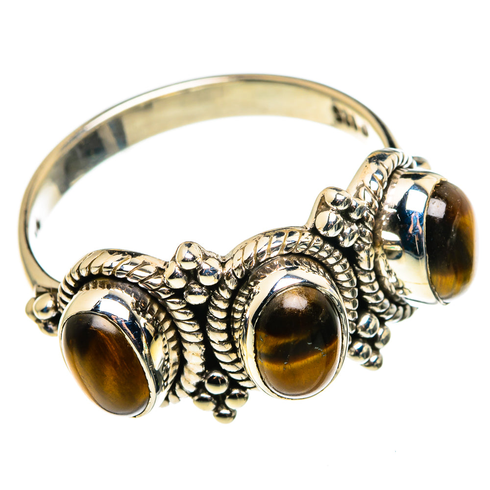 Tiger Eye Rings handcrafted by Ana Silver Co - RING85334