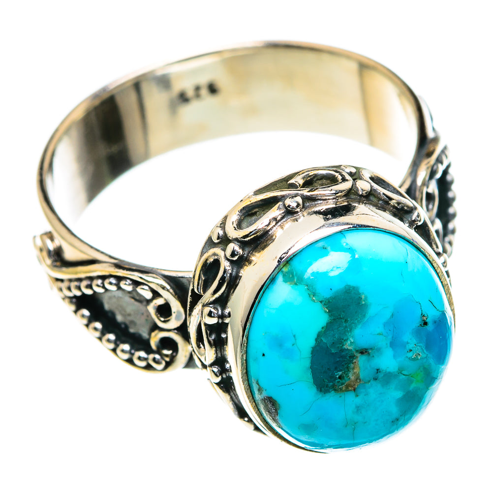 Chrysocolla Rings handcrafted by Ana Silver Co - RING85403