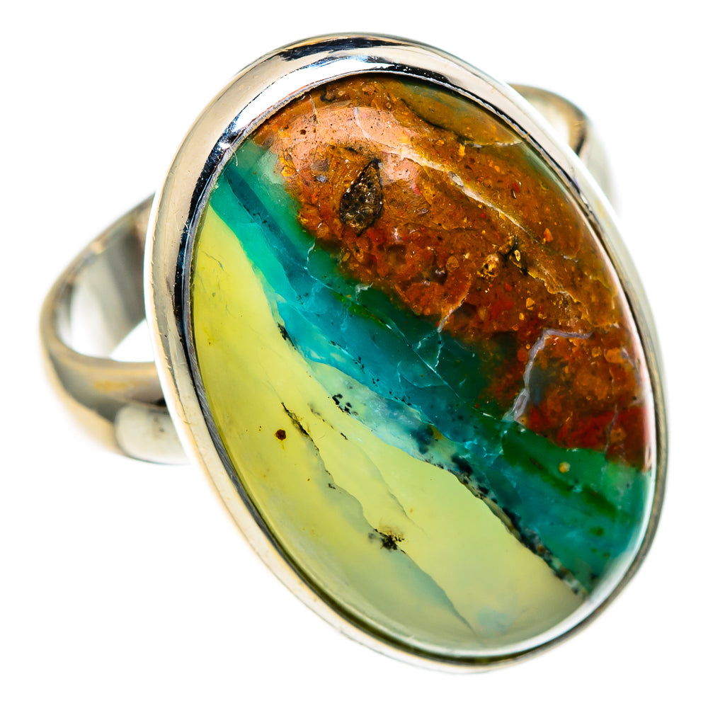 Peruvian Opal Rings handcrafted by Ana Silver Co - RING85405