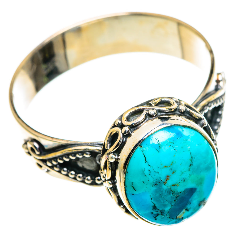 Chrysocolla Rings handcrafted by Ana Silver Co - RING85628