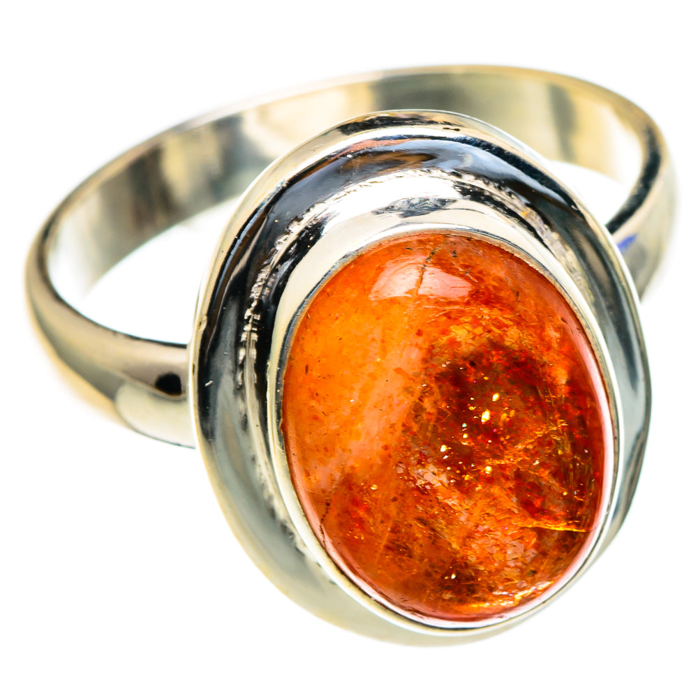 Sunstone Rings handcrafted by Ana Silver Co - RING85644