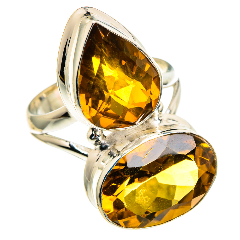 Mandarin Citrine Rings handcrafted by Ana Silver Co - RING85647