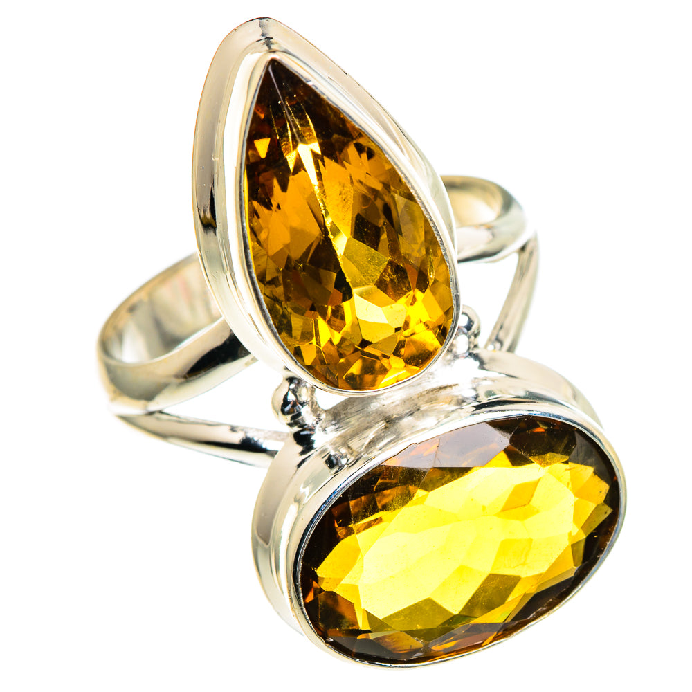 Mandarin Citrine Rings handcrafted by Ana Silver Co - RING85677