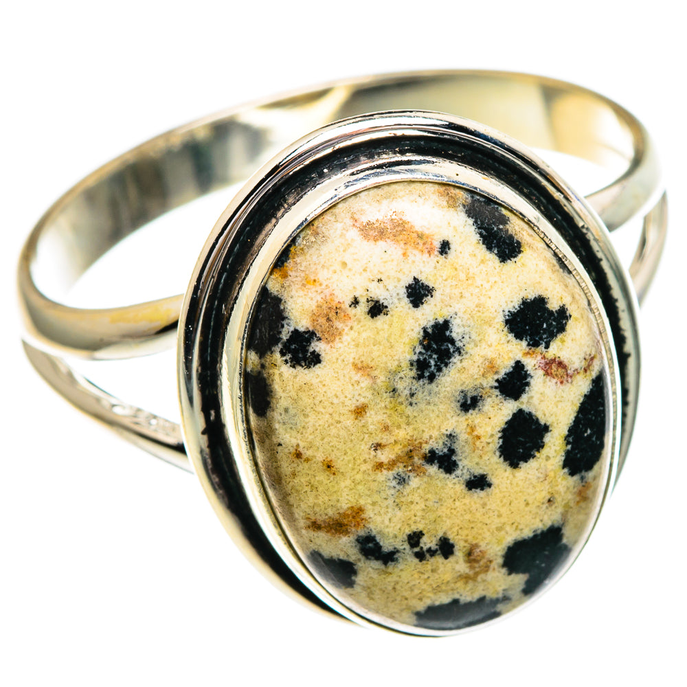 Dalmatian Jasper Rings handcrafted by Ana Silver Co - RING85733