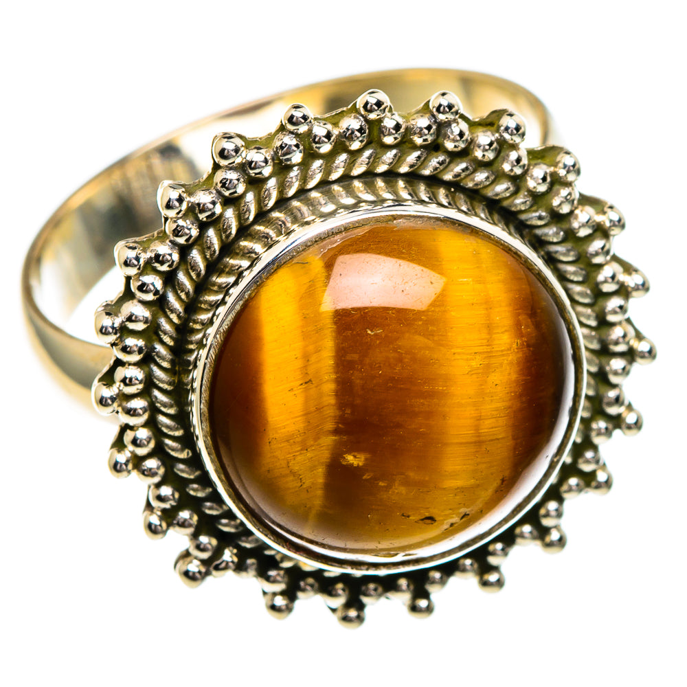 Tiger Eye Rings handcrafted by Ana Silver Co - RING85737
