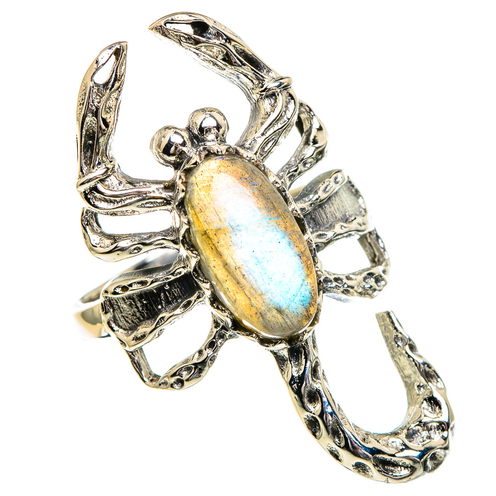 Labradorite Rings handcrafted by Ana Silver Co - RING85772