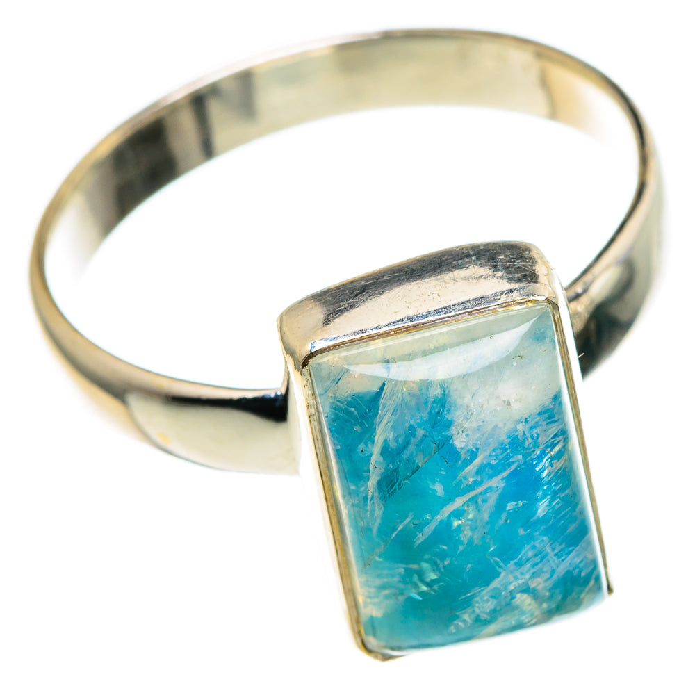Rainbow Moonstone Rings handcrafted by Ana Silver Co - RING85775