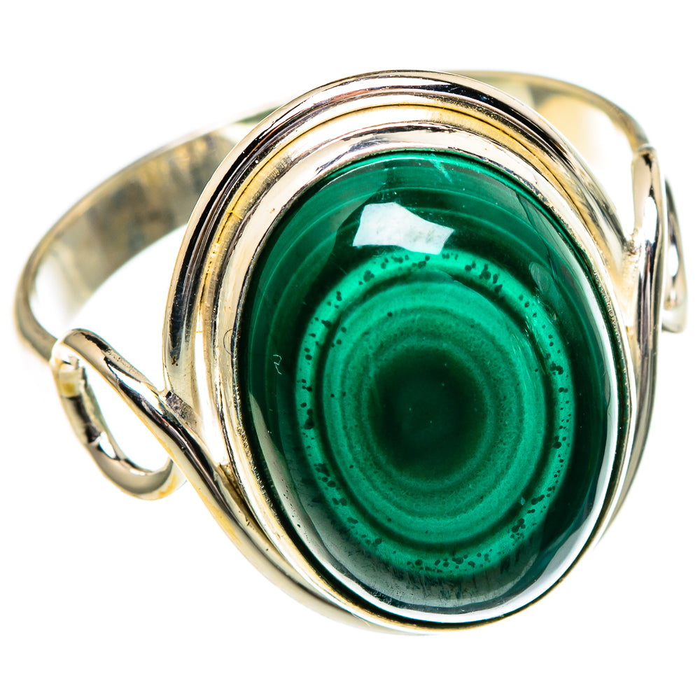 Malachite Rings handcrafted by Ana Silver Co - RING85777