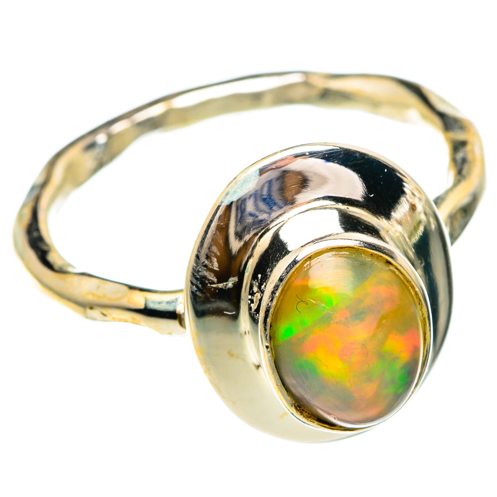 Ethiopian Opal Rings handcrafted by Ana Silver Co - RING85809