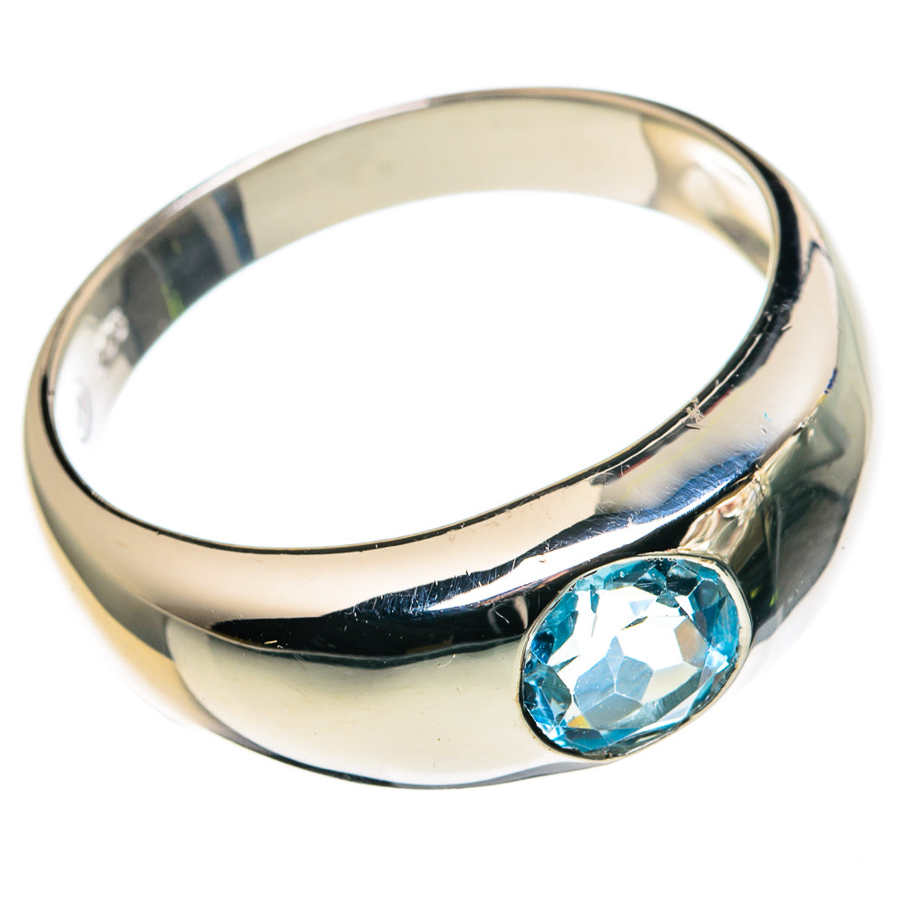 Blue Topaz Rings handcrafted by Ana Silver Co - RING86044