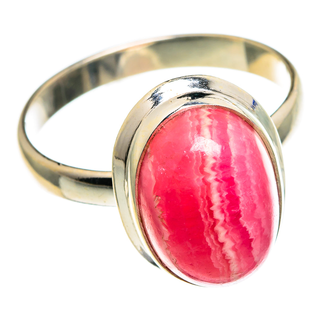 Rhodochrosite Rings handcrafted by Ana Silver Co - RING86065