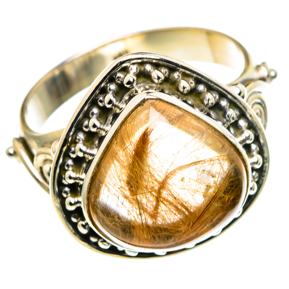 Rutilated Quartz Rings handcrafted by Ana Silver Co - RING86117