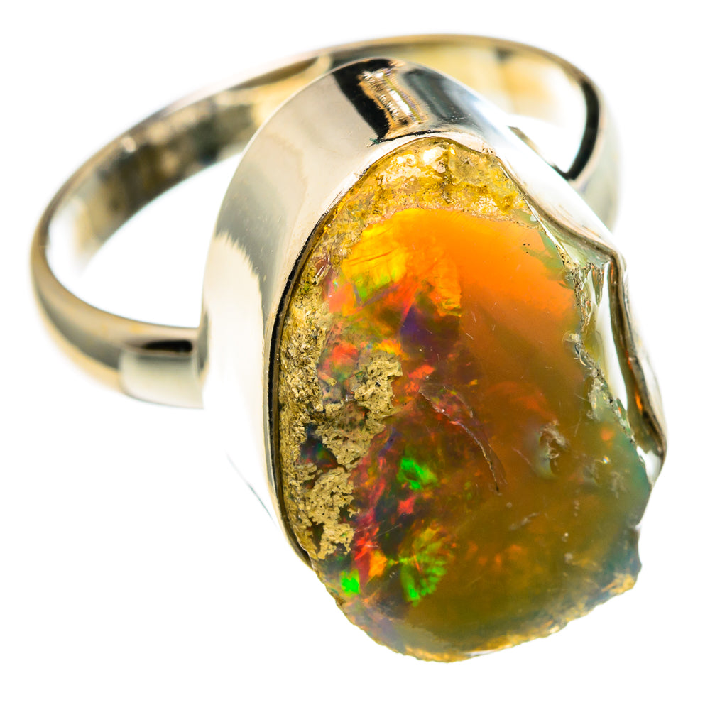 Ethiopian Opal Rings handcrafted by Ana Silver Co - RING86124