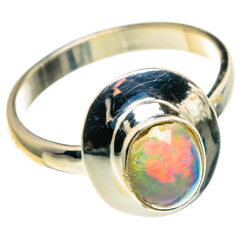 Ethiopian Opal Rings handcrafted by Ana Silver Co - RING86125