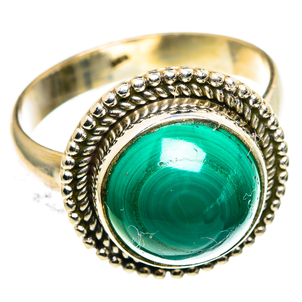 Malachite Rings handcrafted by Ana Silver Co - RING86135