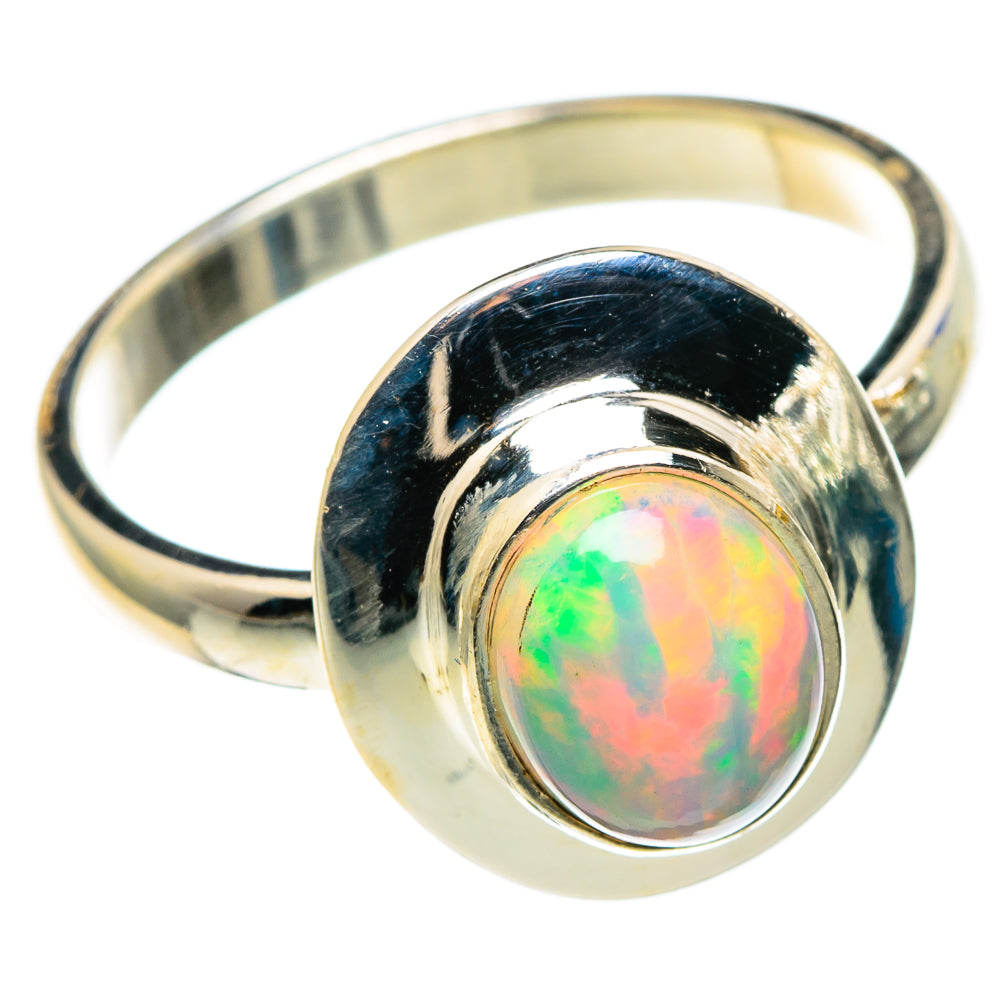 Ethiopian Opal Rings handcrafted by Ana Silver Co - RING86165