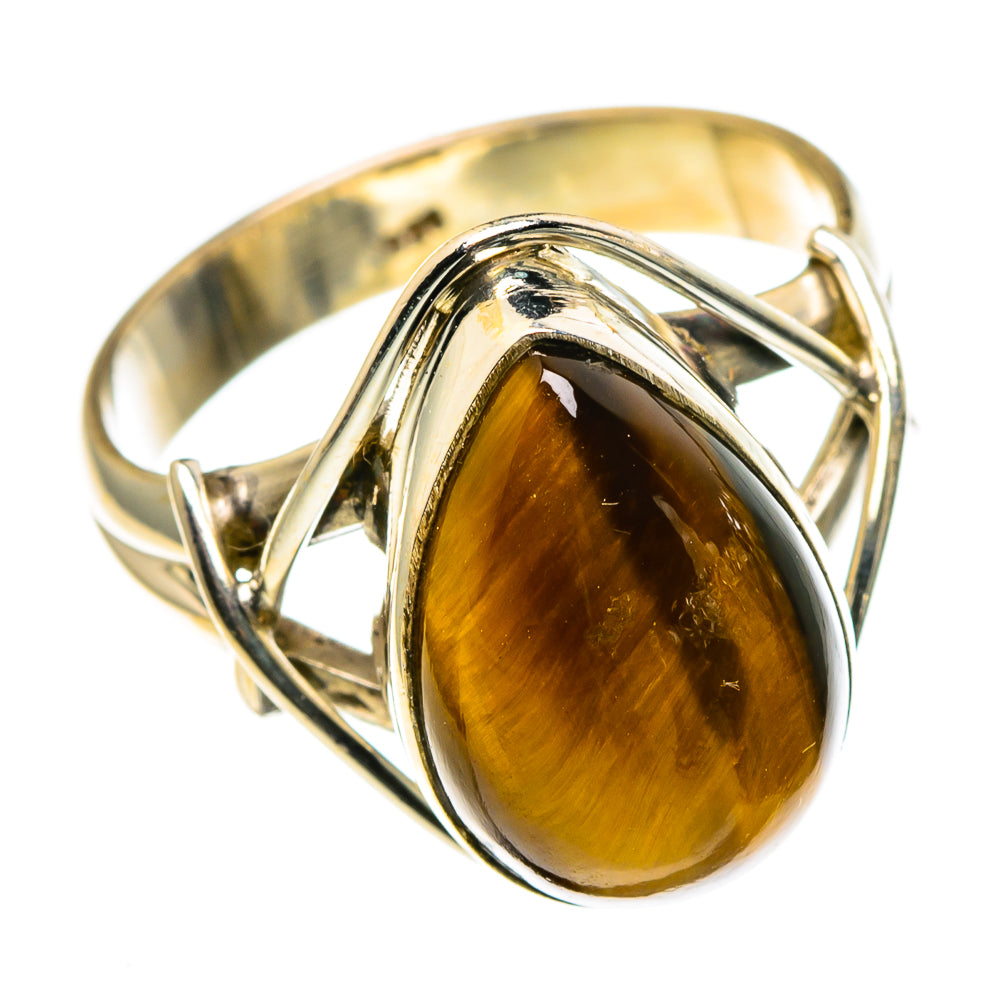 Tiger Eye Rings handcrafted by Ana Silver Co - RING86184