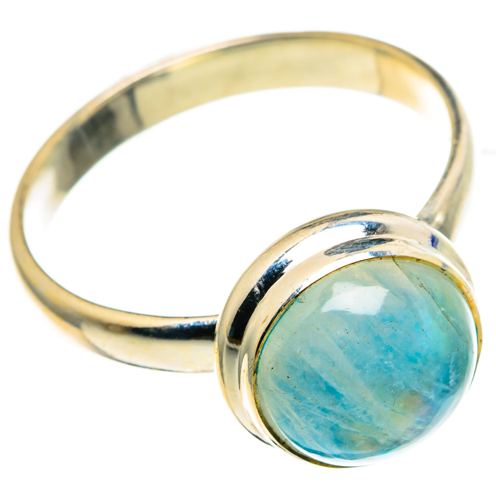 Rainbow Moonstone Rings handcrafted by Ana Silver Co - RING86256 - Photo 2
