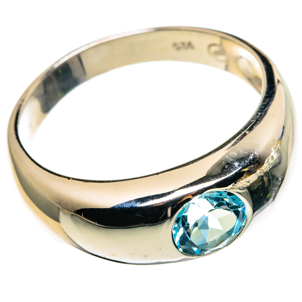 Blue Topaz Rings handcrafted by Ana Silver Co - RING86281