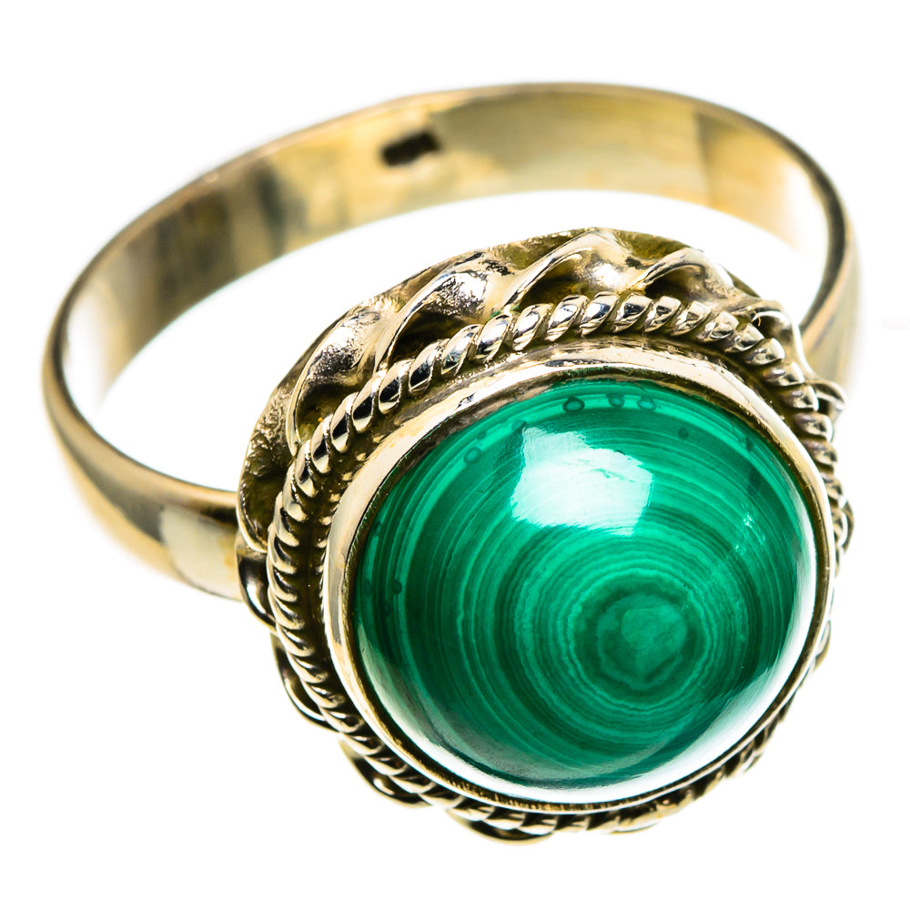 Malachite Rings handcrafted by Ana Silver Co - RING86285