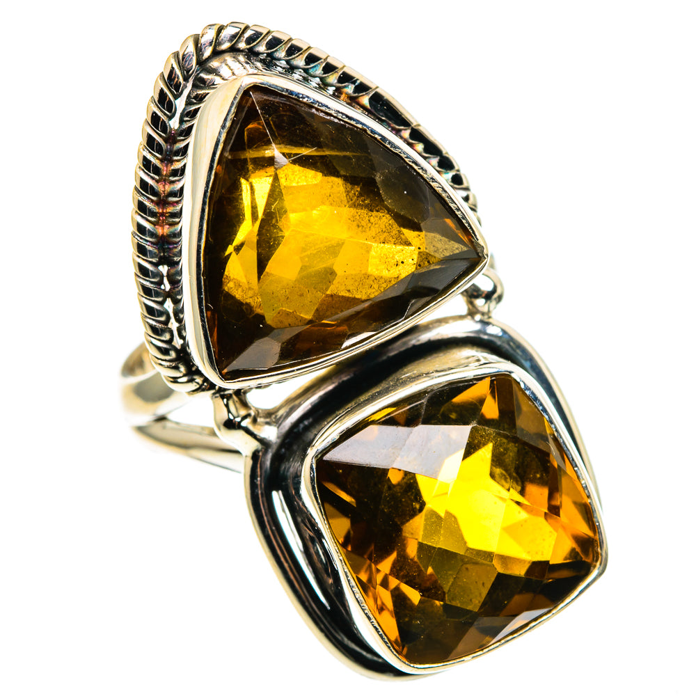 Mandarin Citrine Rings handcrafted by Ana Silver Co - RING86328