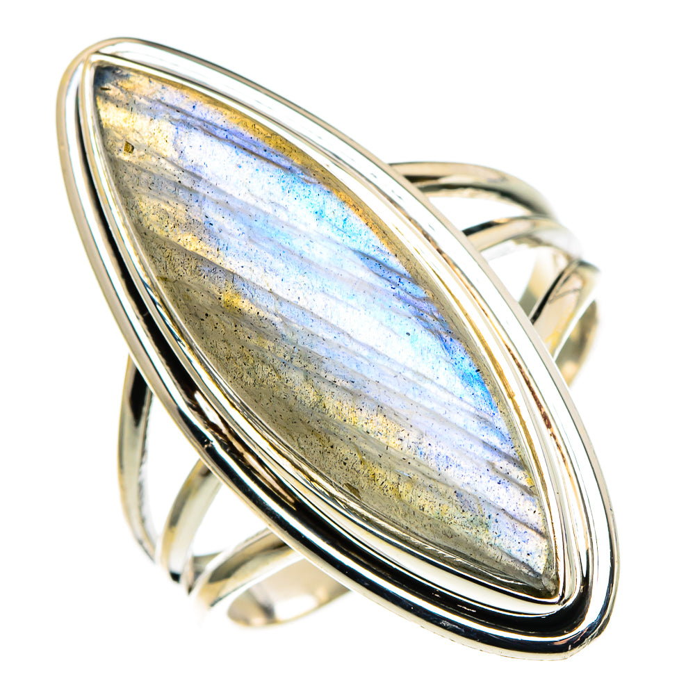 Labradorite Rings handcrafted by Ana Silver Co - RING86348
