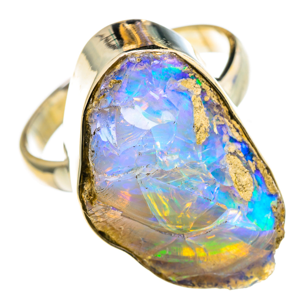 Ethiopian Opal Rings handcrafted by Ana Silver Co - RING86370