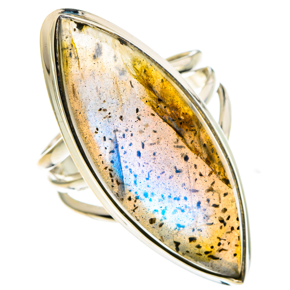 Labradorite Rings handcrafted by Ana Silver Co - RING86373