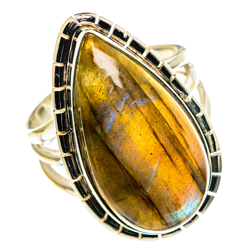 Labradorite Rings handcrafted by Ana Silver Co - RING86374