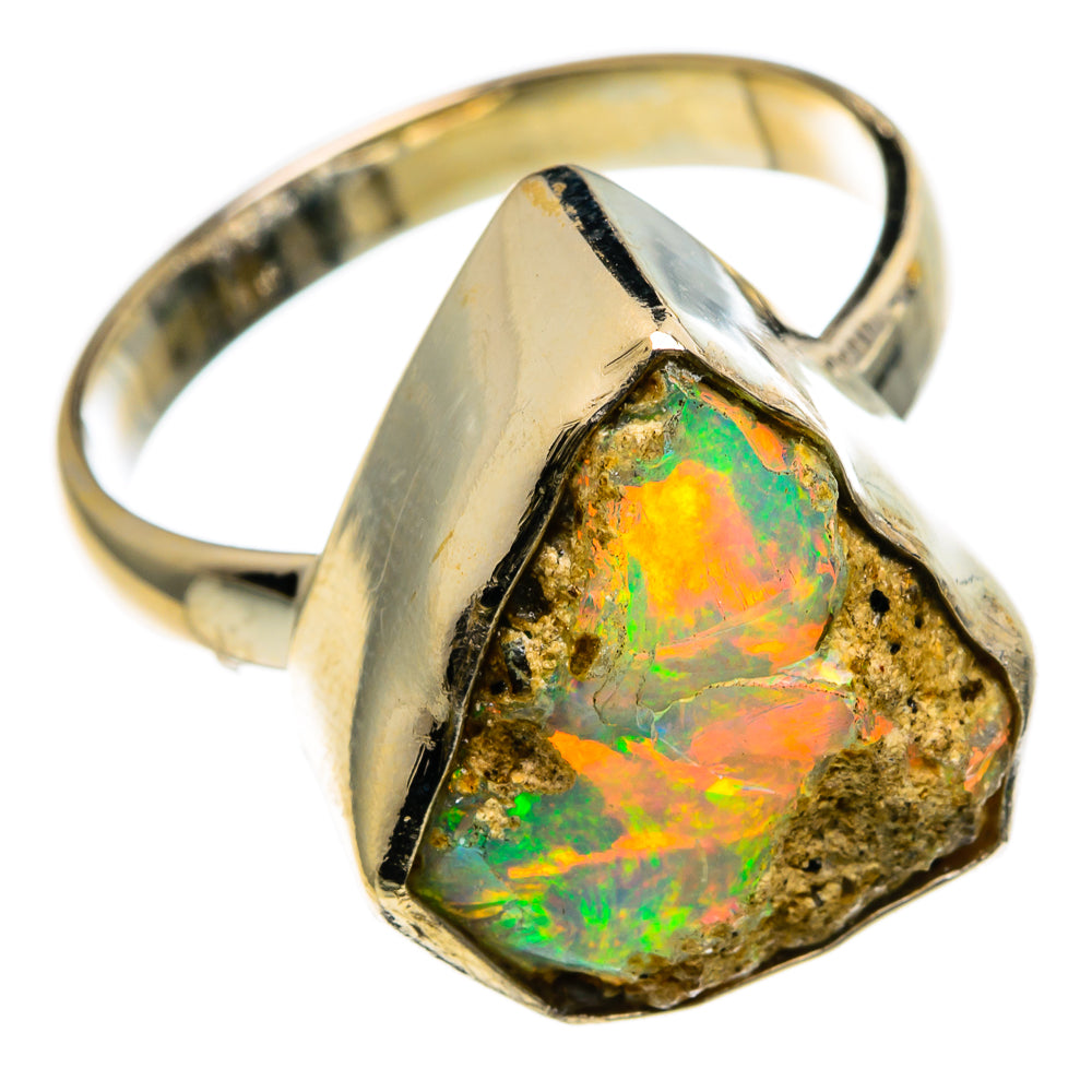 Ethiopian Opal Rings handcrafted by Ana Silver Co - RING86409