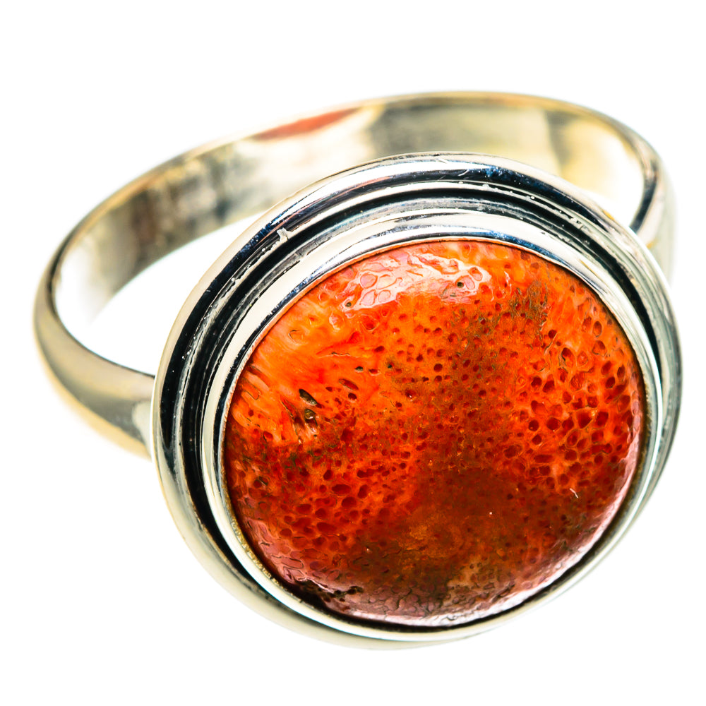 Sponge Coral Rings handcrafted by Ana Silver Co - RING86428