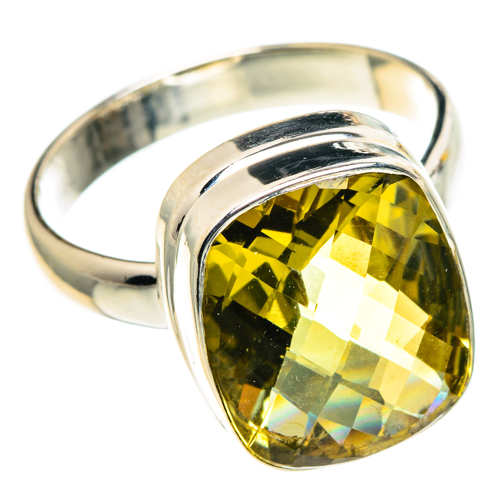 Olive Quartz Rings handcrafted by Ana Silver Co - RING86447