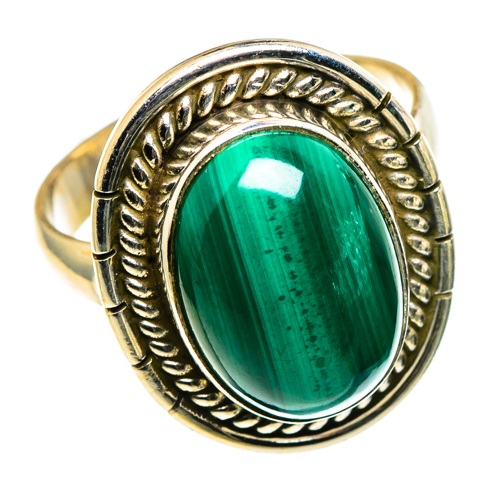 Malachite Rings handcrafted by Ana Silver Co - RING86454
