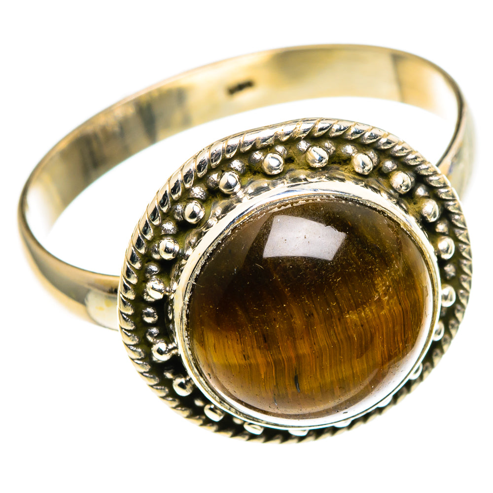 Tiger Eye Rings handcrafted by Ana Silver Co - RING86456