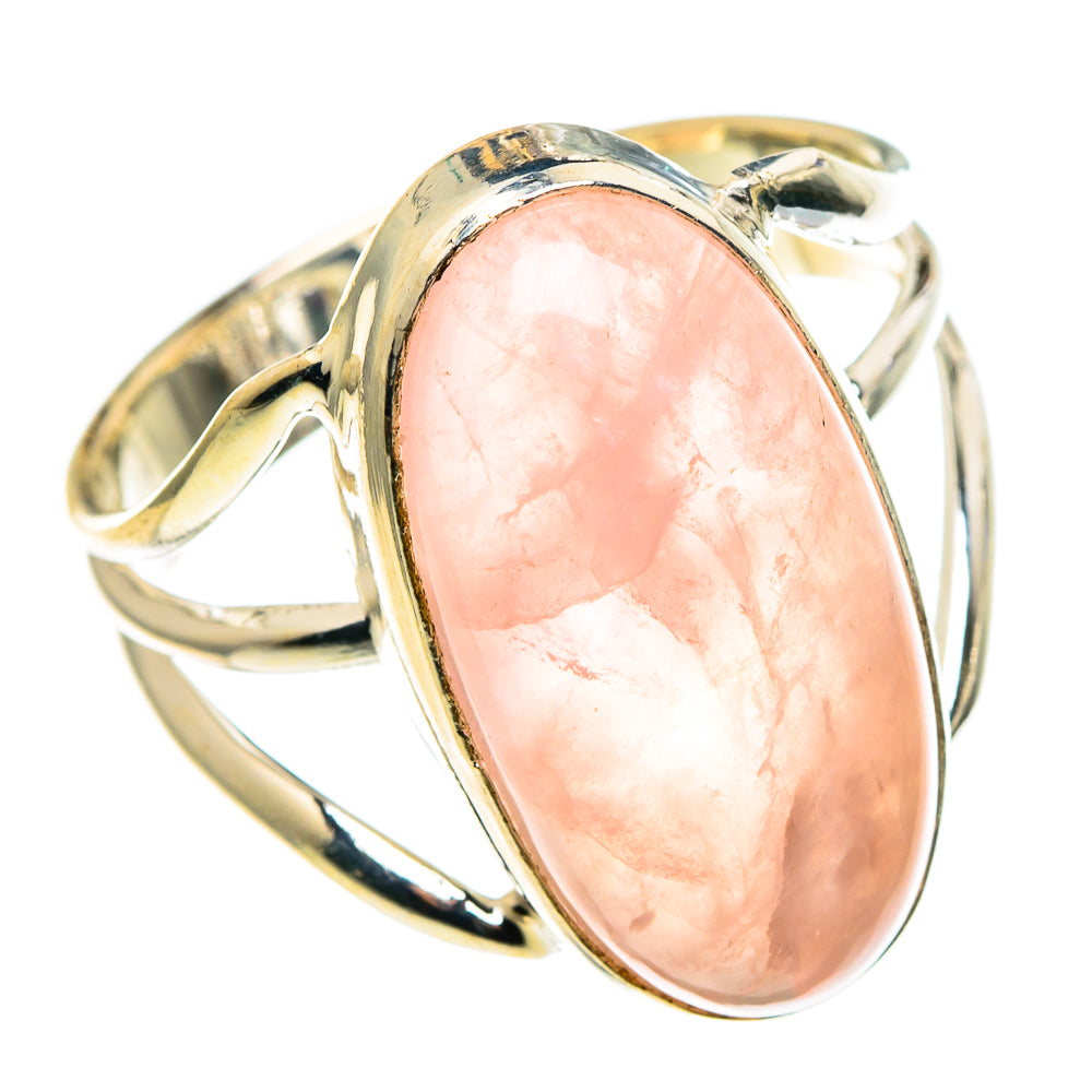 Rose Quartz Rings handcrafted by Ana Silver Co - RING86467