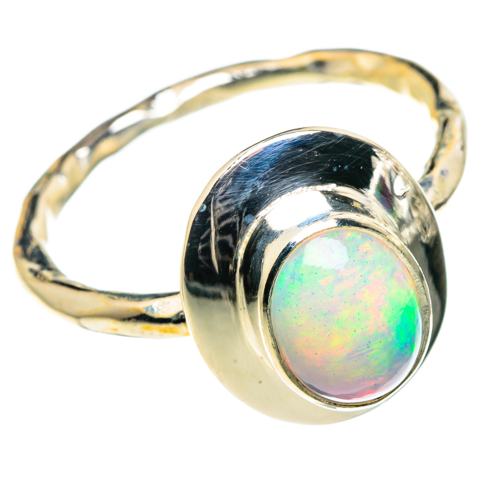 Ethiopian Opal Rings handcrafted by Ana Silver Co - RING86511