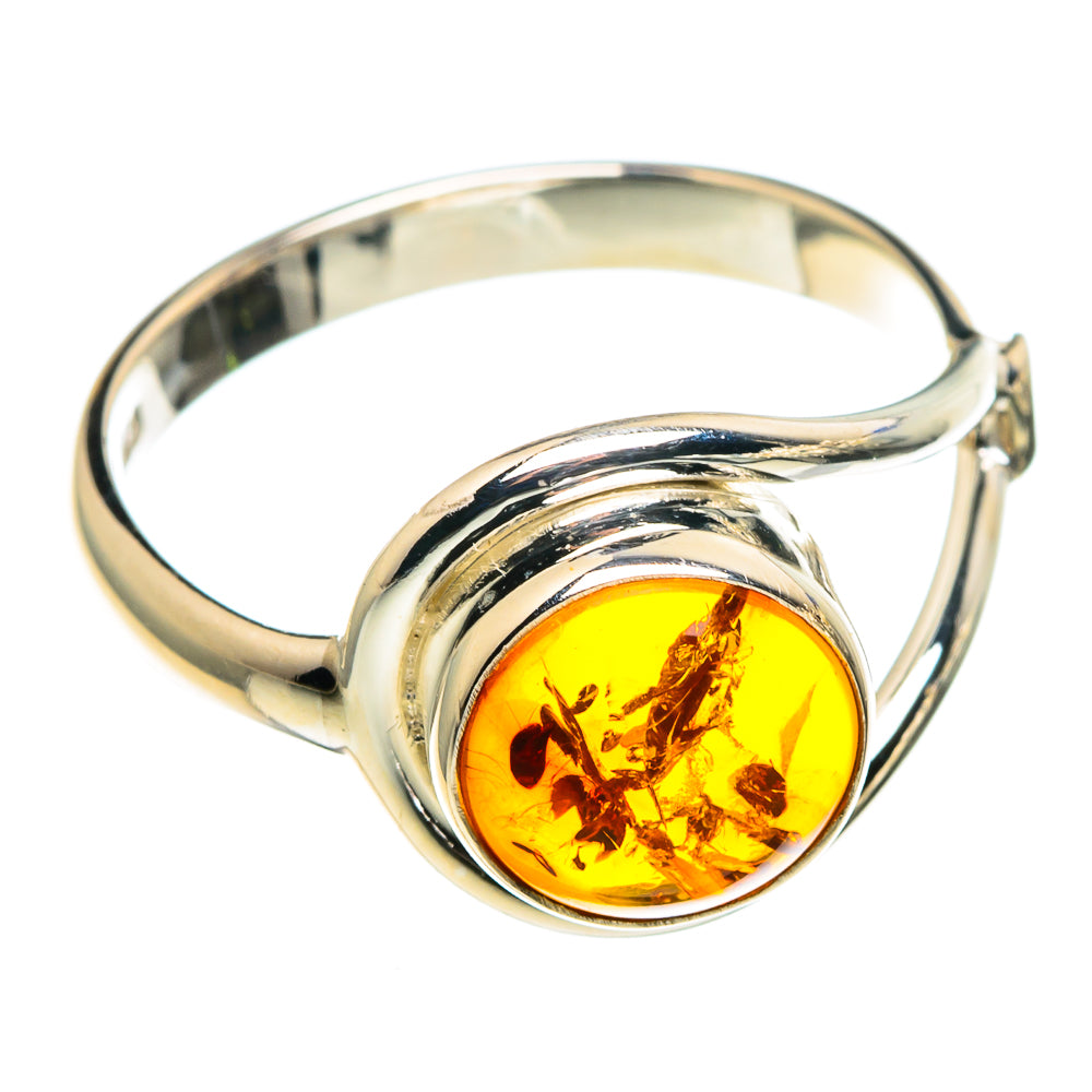 Baltic Amber Rings handcrafted by Ana Silver Co - RING86531